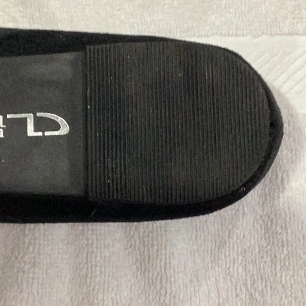 CL by Laundry Glamor Disco Fabric Slip On Ballet Flats, Black SZ 10 - Picture 7 of 8